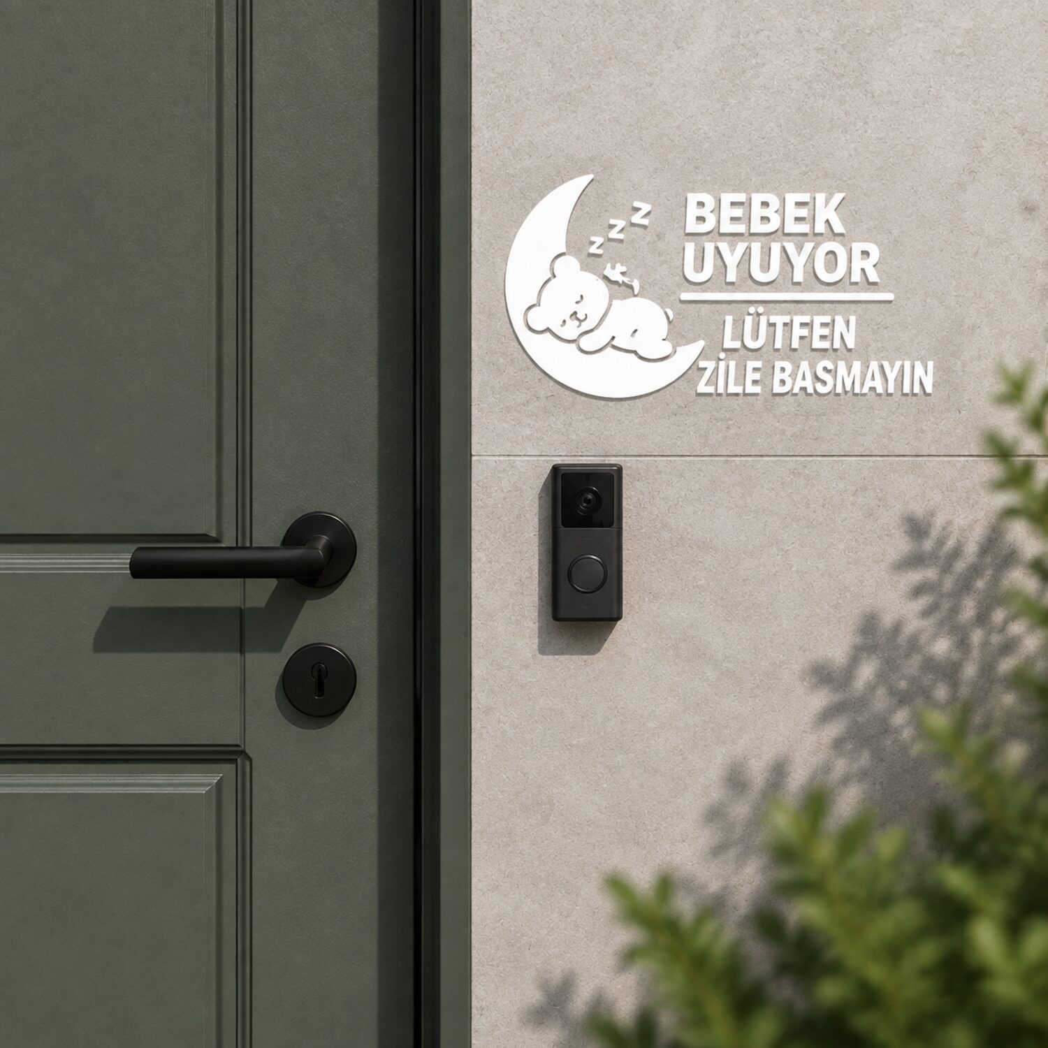 Bebek Sticker Seti – Arabada Bebek Var ve Kapı Uyarı Etiketleri - Görsel 2