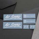 Kişiye Özel Araç ve Motosiklet Sticker Seti – İsim ve Instagram