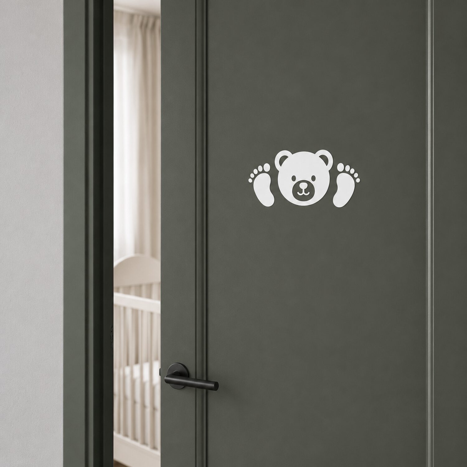 Bebek Sticker Seti – Arabada Bebek Var ve Kapı Uyarı Etiketleri - Görsel 5