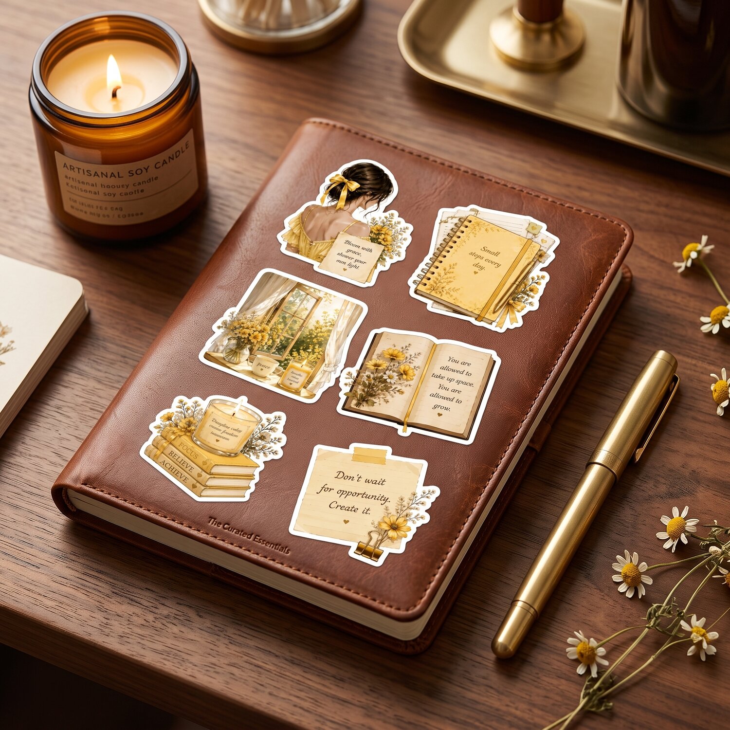 Kız Sticker Seti | Estetik ve Feminen Dekoratif Stickerlar